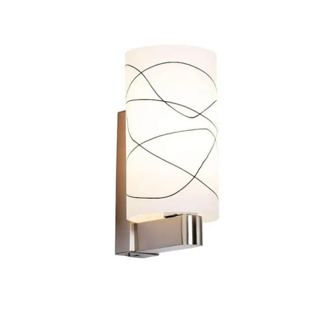 Modern Glass Cylinder Corridor Bedroom Bedsides Wall Lights Stair Case Corridor Wall Sconces Hallway Balcony Wall Lamps