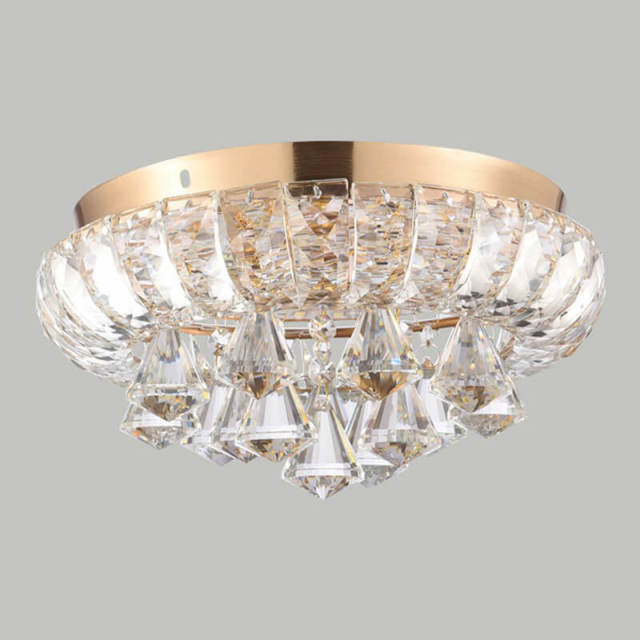 OOVOV LED Flush Mount Ceiling Light Chandeliers Modern LED Light Fixture Crown Shape Lighting for Kids Child Room Bedroom Living Room 46cm