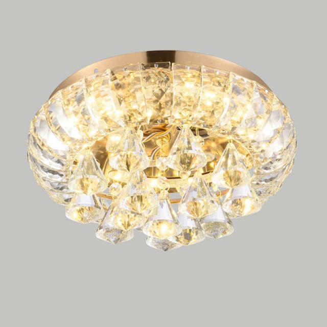 OOVOV LED Flush Mount Ceiling Light Chandeliers Modern LED Light Fixture Crown Shape Lighting for Kids Child Room Bedroom Living Room 46cm