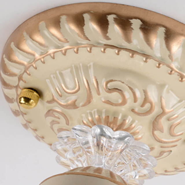 OOVOV Mediterranean Shell Ceiling Light Mosaics Hallway Balcony Ceiling Lamps Corridor Entrance Foyer Ceiling Lamp