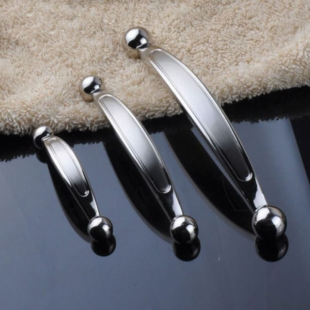 OOVOV 2Pcs Cabinet Pulls,Drawer Cupboard Wardrobe Simple Zinc Alloy Door Handle