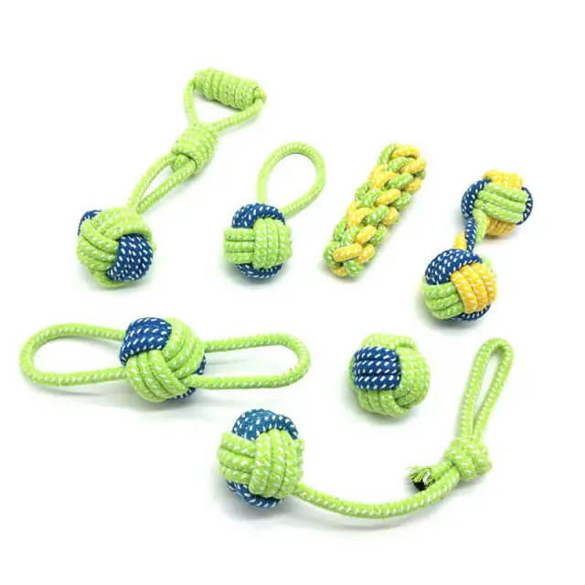 OOVOV Puppy Toys for Teething Small Dogs,Cute Small Dog Toys Set,Natural Cotton Ropes Puppy Chew Toys,Non-Toxic and Safe