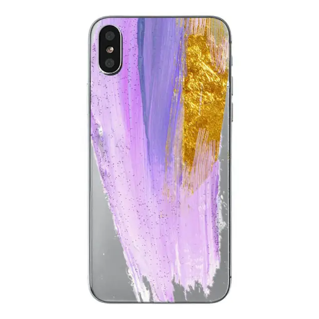 OOVOV Phone Case Compatible iPhone X /iPhone Xs Creative Painted Design Clear Bumper TPU Soft Rubber Silicone Cover Phone Case