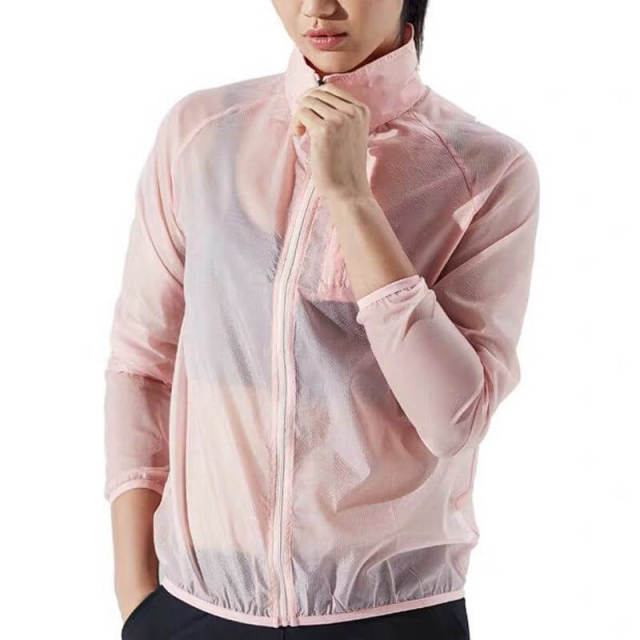 OOVOV Summer Outdoor Sun Protection Clothing,Women Men UV UPF 40+ Transparent Sun Proof Jacket Hoodie Skin Coat Quick Dry