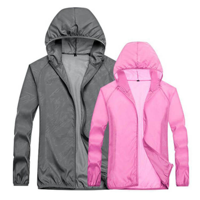 Unisex Sun Protect Clothing UV UPF 30+ Sun Proof Jacket Quick Dry for Women Men