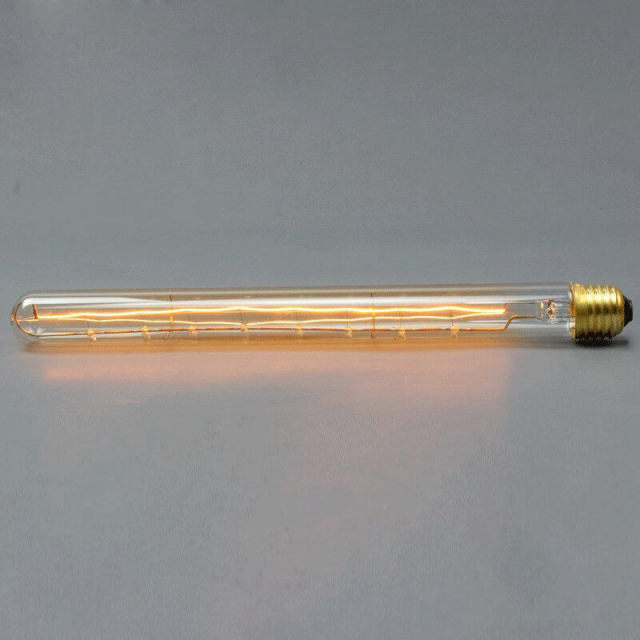 OOVOV Tubular Edison Light Bulb Decorative Spiral Filament 40W Dimmable E27 Medium Base Retro Incandescent Bulb