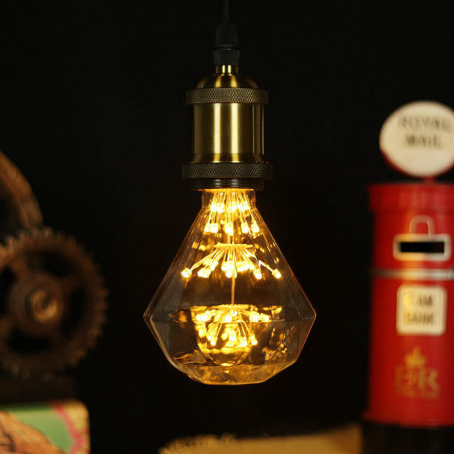 Gypsophila Edison Bulb Vintage Style 3W E27 Medium Base Light Bulbs