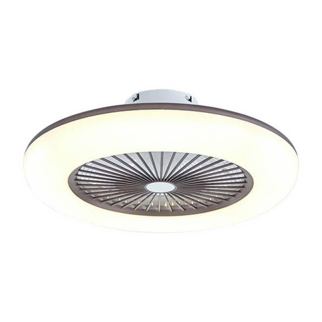 Enclosed Ceiling Fan with Led Lights 21.7 Inch Low Profile Ceiling Fan Light