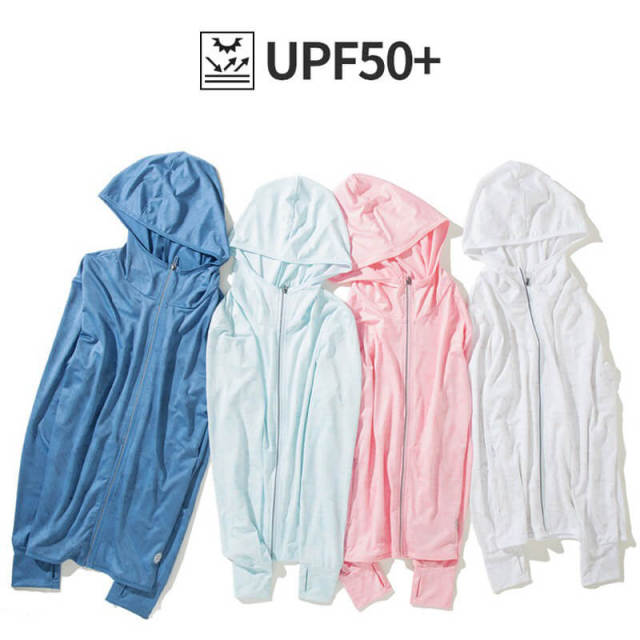 OOVOV UPF 50+ UV Sun Protection Women Men Clothing Zip Up Hoodie Long Sleeve Fishing Running Hiking Jacket Outdoor Performance Shirt