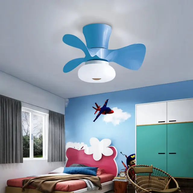 Ceiling Fan with Lights 22 inch Ceiling Fan with 3 Blades Remote Control