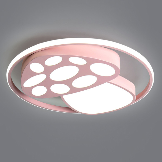 OOVOV LED Children's Room Ceiling Light Fixtures Cartoon Mushrooms Baby Room Ceiling Lighting Bedroom Ceiling Lamp