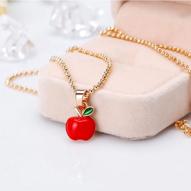 OOVOV Christmas Necklaces for Women Glitzy Rhinestone Xmas Christmas Tree Bell Pendant Necklace Holiday Jewelry Gift