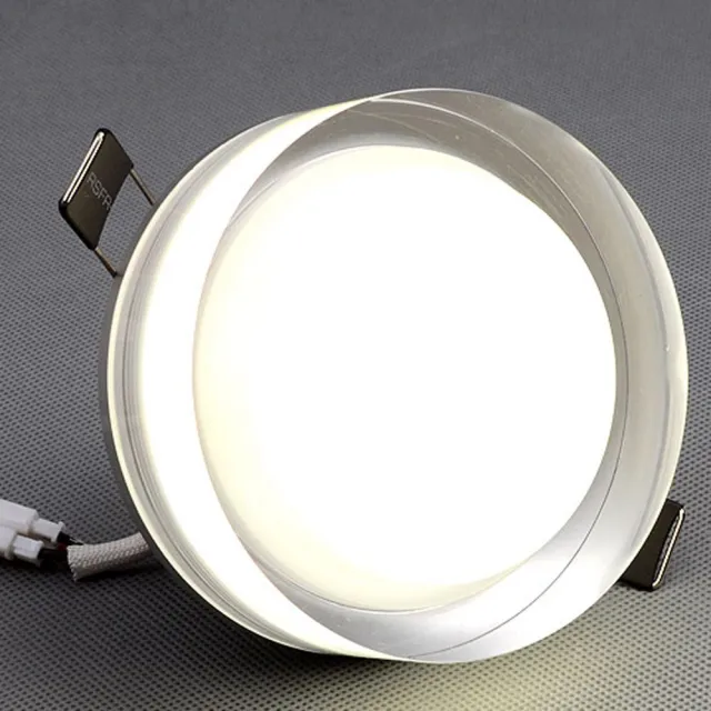 OOVOV LED Downlight Living Room Downlights Balcony Corridor Ceiling Lamp Embedded Installation Open Hole