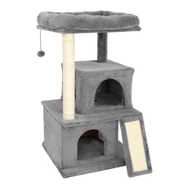 Best Cat Trees &amp; Towers 34&quot; Cat Play House Furniture for Kittens and Pets