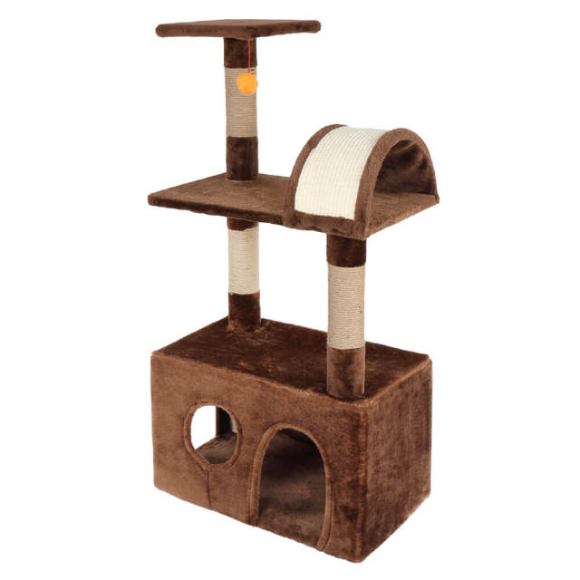 Cat Tree | Cat Tower | Multi-Level Cat House |  Cat Climbing Stand with Scratching Post | 39 Inch