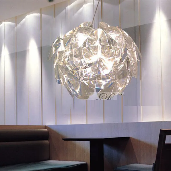Apple Pendant Lights DIY Leaves Hanging Lamps PVC Drop Light