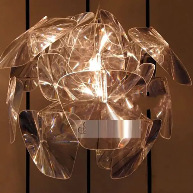 Apple Pendant Lights DIY Leaves Hanging Lamps PVC Drop Light