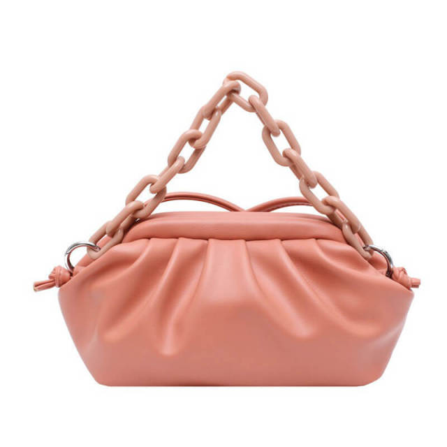 OOVOV Cloud Crossbody Bags for Women Chain Clutch Purse and Handbag with Dumpling Shape