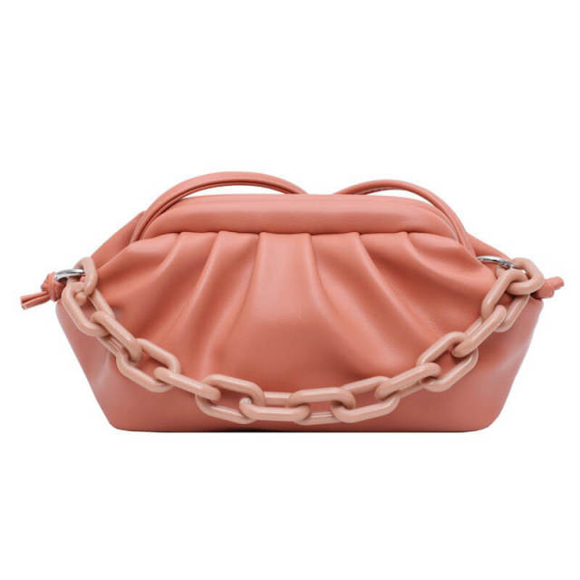 OOVOV Cloud Crossbody Bags for Women Chain Clutch Purse and Handbag with Dumpling Shape