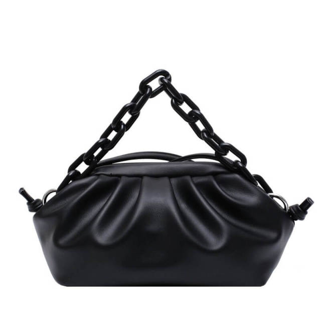 OOVOV Cloud Crossbody Bags for Women Chain Clutch Purse and Handbag with Dumpling Shape