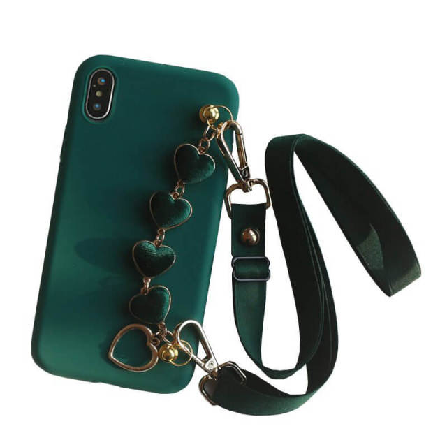 Crossbody Phone Case for iPhone with Detachable Lanyard iPhone Cover