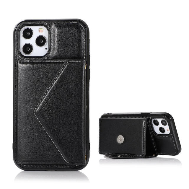 OOVOV Cases Wallet for iPhone 12 Crossbody iPhone Cases with Card Holder Protective Cover Flip Folio PU Leather Phone Case for iPhone 12/12 pro