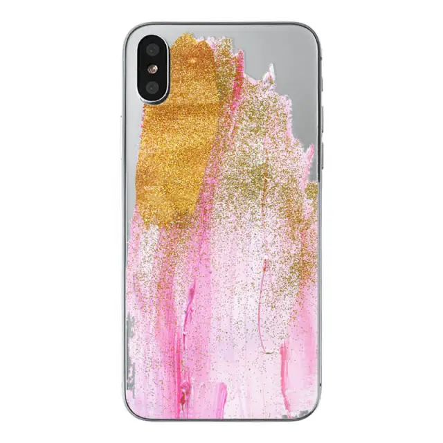 OOVOV Phone Case Compatible iPhone X /iPhone Xs Creative Painted Design Clear Bumper TPU Soft Rubber Silicone Cover Phone Case