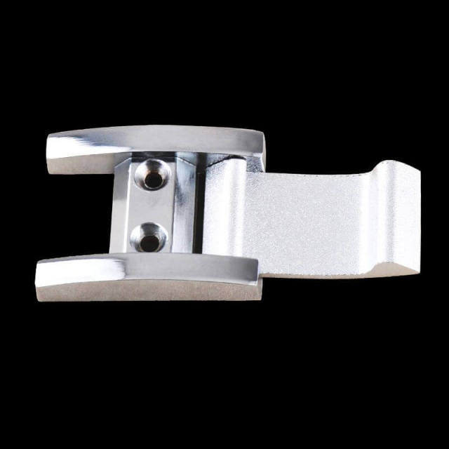 OOVOV 2pcs Silver Concealed Drawer Pulls Handles Recessed Sliding Door Handle Covered Flush Pull