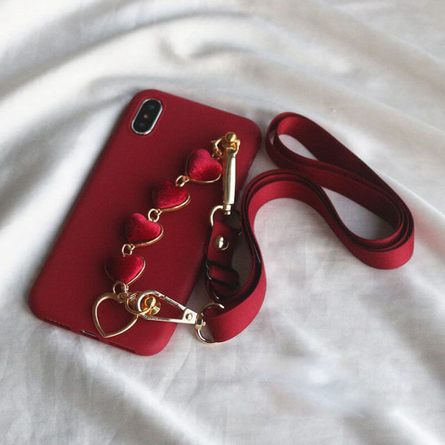 Crossbody Phone Case for iPhone with Detachable Lanyard iPhone Cover