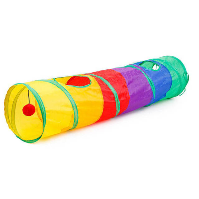 Cat Tunnel Toy Cat Tubes for Indoor Cats Collapsible Cat Play Toys