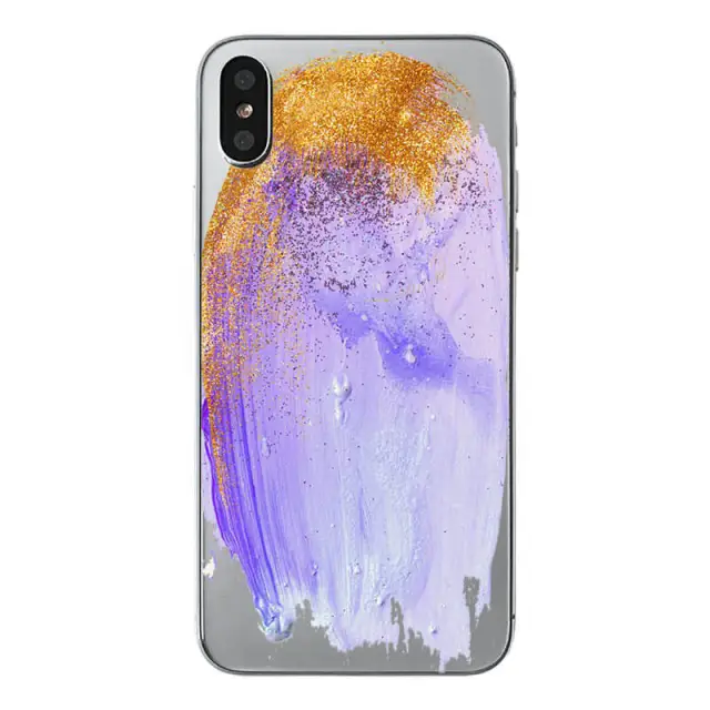 OOVOV Phone Case Compatible iPhone X /iPhone Xs Creative Painted Design Clear Bumper TPU Soft Rubber Silicone Cover Phone Case