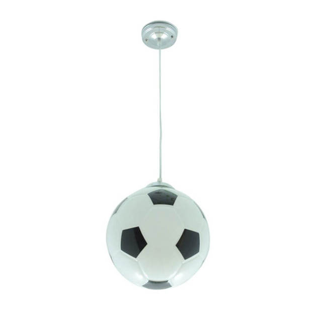 Basketball Pendant Light Soccer Glass Kids Pendant Hanging Lights 20cm Cartoon Style