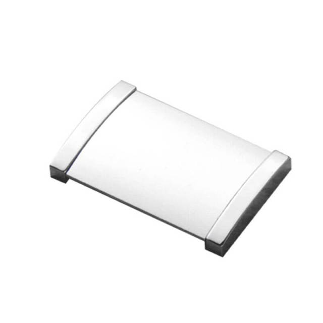 OOVOV 2pcs Silver Concealed Drawer Pulls Handles Recessed Sliding Door Handle Covered Flush Pull