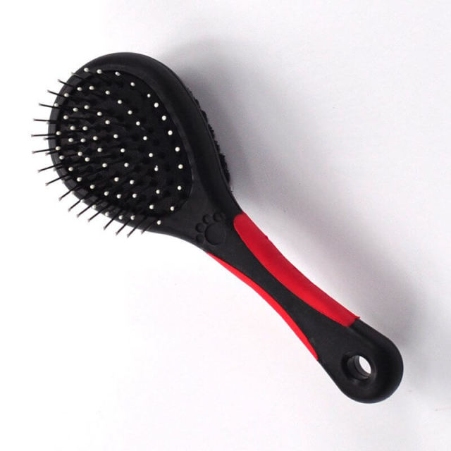 OOVOV Pet Comb,Double-Sided Pet Brush for Grooming Massaging Dogs,Cats and Other Animals-Fur Detangling Pins and Coat Smoothing Slicker Bristles