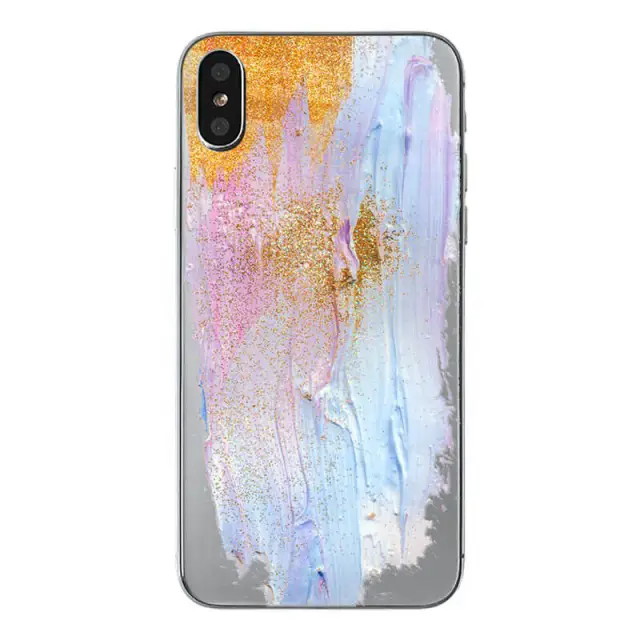 OOVOV Phone Case Compatible iPhone X /iPhone Xs Creative Painted Design Clear Bumper TPU Soft Rubber Silicone Cover Phone Case