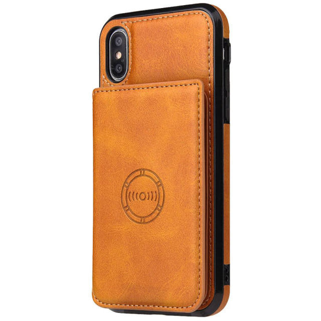 OOVOV Multifunction Phone Case for iPhone X,Magnetic Phone Case with Card Holder,Flip Folio PU Leather Phone Cases Wallet for iPhone X/XS