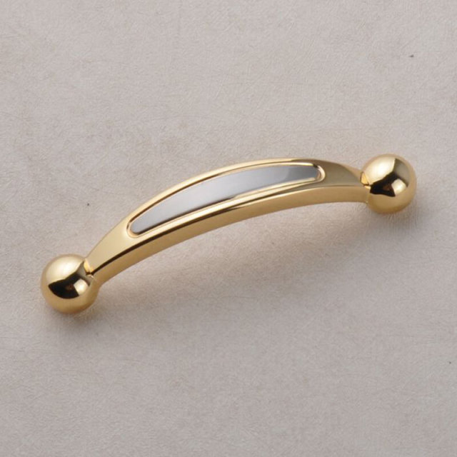 OOVOV 2Pcs Cabinet Pulls,Drawer Cupboard Wardrobe Simple Zinc Alloy Door Handle