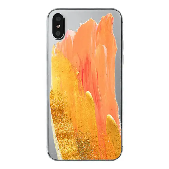 OOVOV Phone Case Compatible iPhone X /iPhone Xs Creative Painted Design Clear Bumper TPU Soft Rubber Silicone Cover Phone Case