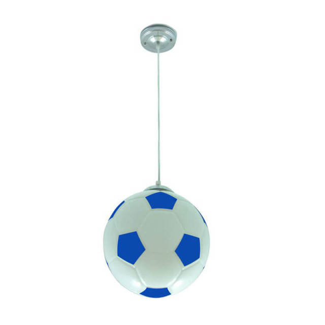 Basketball Pendant Light Soccer Glass Kids Pendant Hanging Lights 20cm Cartoon Style