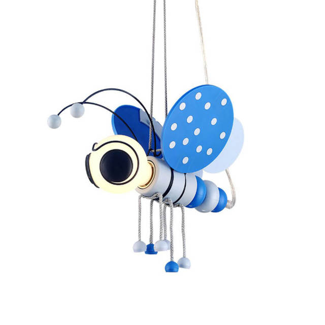 OOVOV Cartoon Bee Pendant Lamp Creative Child Room Baby Room Hanging Lamps Boy Girl Pendant Light