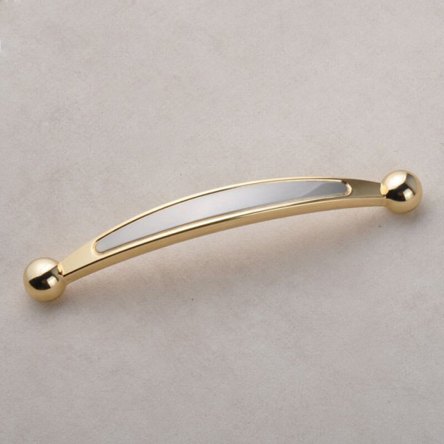 OOVOV 2Pcs Cabinet Pulls,Drawer Cupboard Wardrobe Simple Zinc Alloy Door Handle