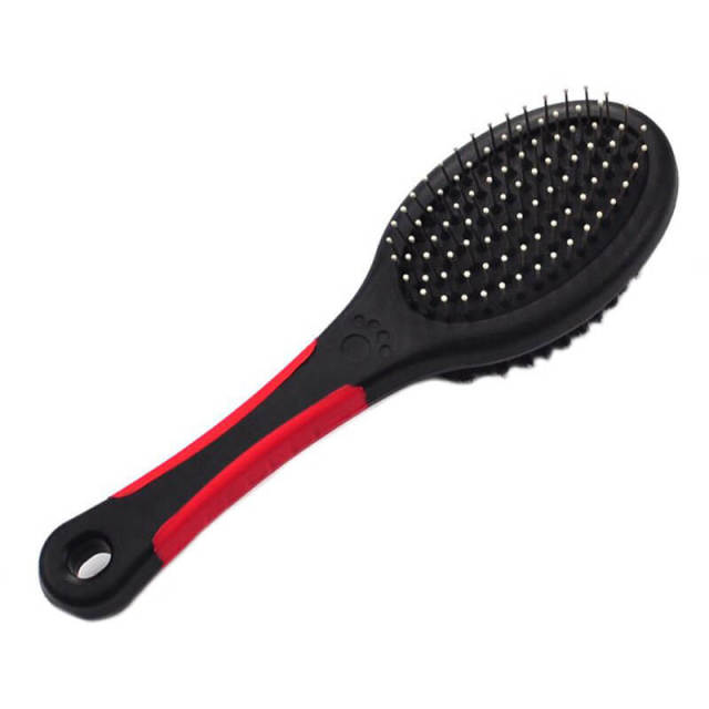 OOVOV Pet Comb,Double-Sided Pet Brush for Grooming Massaging Dogs,Cats and Other Animals-Fur Detangling Pins and Coat Smoothing Slicker Bristles