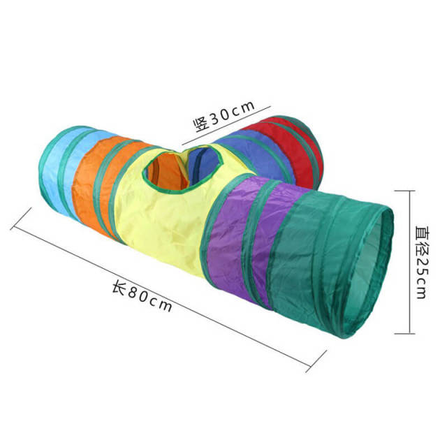 Cat Tunnel Toy Cat Tubes for Indoor Cats Collapsible Cat Play Toys