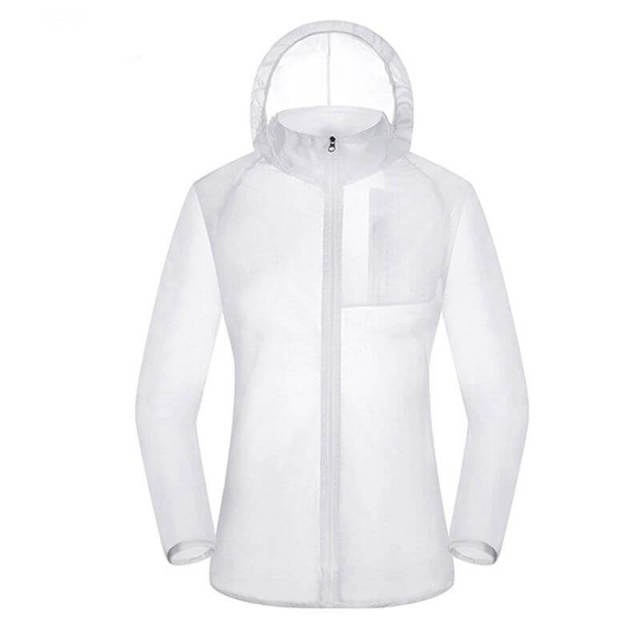 OOVOV Summer Outdoor Sun Protection Clothing,Women Men UV UPF 40+ Transparent Sun Proof Jacket Hoodie Skin Coat Quick Dry