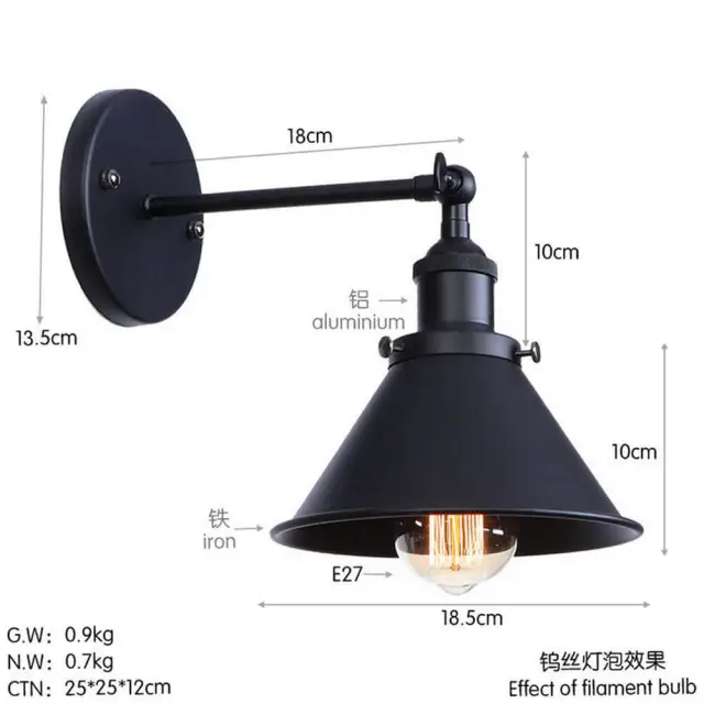 OOVOV 2-Lights Vanity Light Industrial Metal Wall Sconce Kitchen Bathroom Farmhouse Wall Lighting Oil Rubbed Black Finish