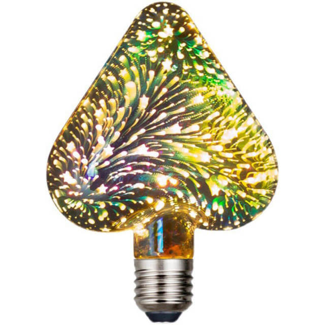 Firework Light Bulbs LED 3D Decorative Light Source 2W