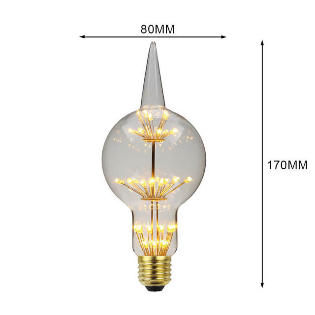 Gypsophila Edison Bulb Vintage Style 3W E27 Medium Base Light Bulbs