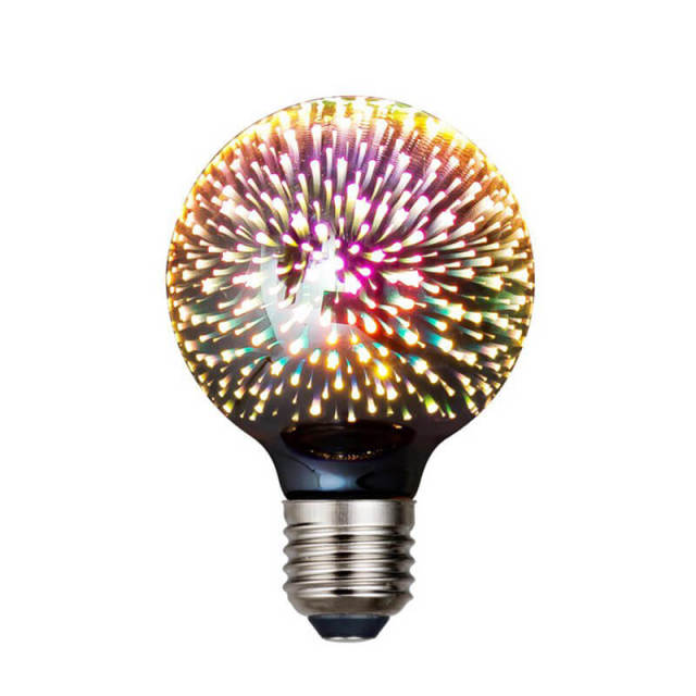 Firework Light Bulbs LED 3D Decorative Light Source 2W