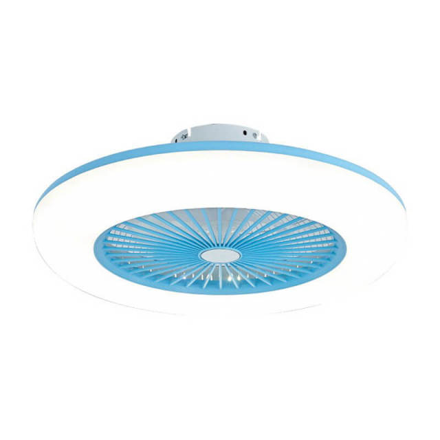 Enclosed Ceiling Fan with Led Lights 21.7 Inch Low Profile Ceiling Fan Light