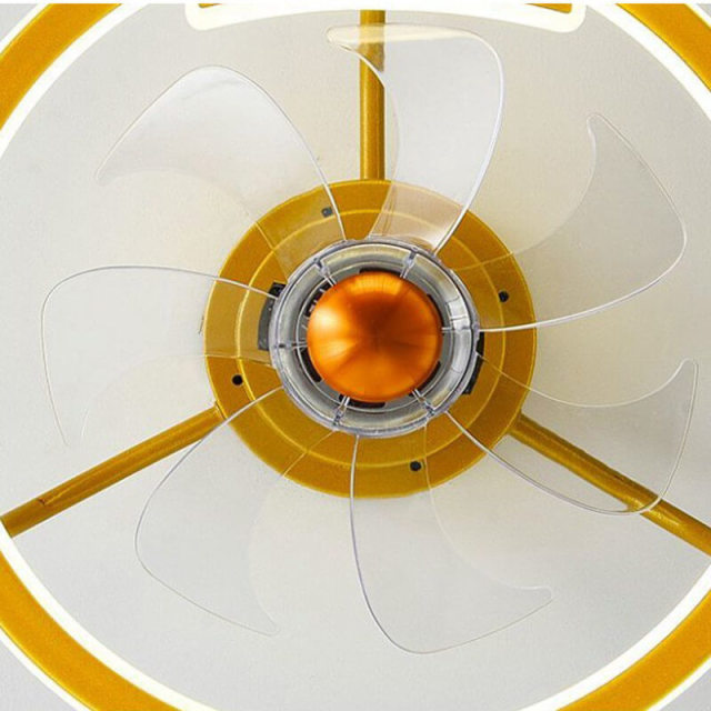 Ceiling Fans With Lights Crown Shape Semi Flush Mount Ceiling Fans Light For Kids